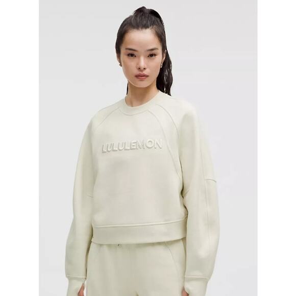 NWT Lululemon Scuba Oversized Pullover Hoodie – Bone – Size M/L - Picture 5 of 11